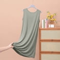 thumbnail image 5 of Elvqul Nuisettes Sans Manches pour Femmes en Coton Doux Pyjamas Verts pour Femmes Pyjamas Grande Taille pour Femmes, 5 of 5
