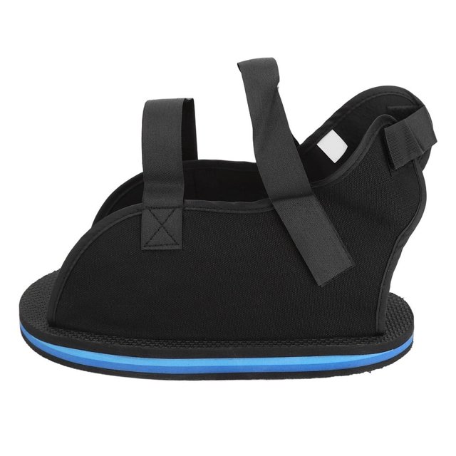 LOVEVER Breathable Surgical Shoe Cast Shoe Open Toe Non Slip Stable Flat Sole Adjustable Foot Injury Post Op Cast Shoe Foot Injury Cast Shoe