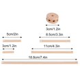 thumbnail image 3 of CUITING Educational DIY Wooden Building Blocks Set - 60 Pieces for Kids to Learn Math  Physics & Engineering Concepts, 3 of 9