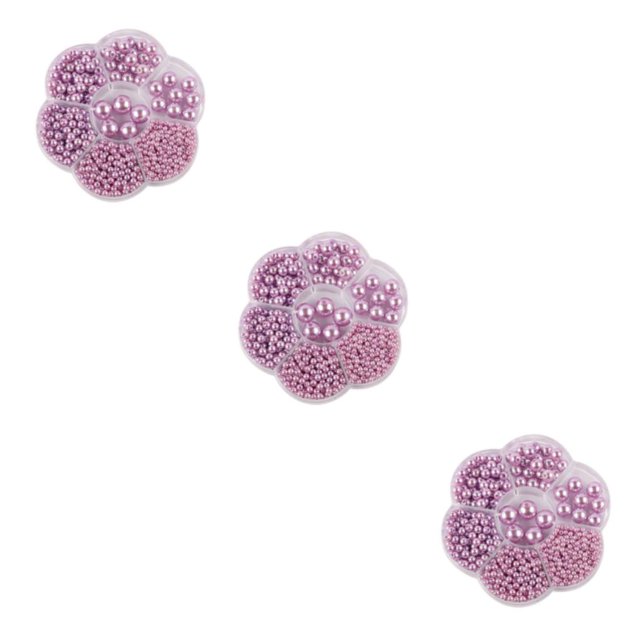 Baohd 1/2/3/5 1150pack/lot Bead Accessories Easy To Thread Wide Application Not Easy To Fade purple 3PCS