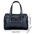 thumbnail image 3 of Unisex Briefcase Bag Waterproof All-match Big Capacity Tote Handbag Shoulder Bag, 3 of 10