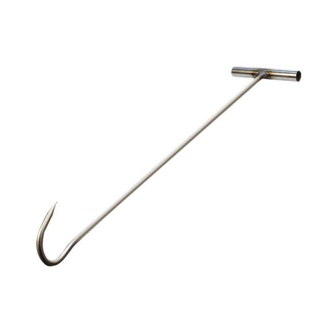 jifeng Meat Hook Kitchen Drain Cover Lifter Sewer Rigid Tool Hook Manhole Hook Tool 70cm