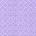 thumbnail image 1 of Ahgly Company Tapis d'Intérieur Lavable en Machine Carré Transitionnel Fleur Rose, 6 Pieds Carré, 1 of 7