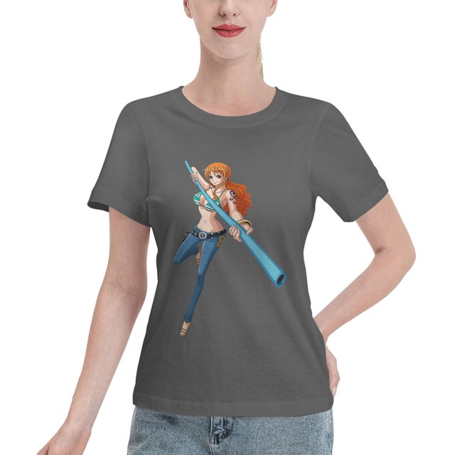 Women's Basic Short Sleeve T-Shirt One Piece Nami