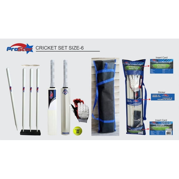 Pro-Star Cricket game Set Size 6 Combo Pack