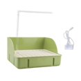 thumbnail image 2 of koolsoo Automatic Parakeet Bird Bath Bird Shower Fountain for Conure Lovebird Budgie Green, 2 of 9