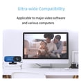 thumbnail image 5 of Webcam FHD 1080P 60FPS H.264 Auto Focus Webcam With Microphone Privacy Cover For Desktop Laptop PC Meeting Streaming Web Camera USB, 5 of 5
