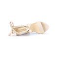 thumbnail image 4 of BLISSFUL STEP Women's Lace Up Platform Block Heel Sandals Beige (Size 9), 4 of 8