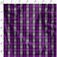 thumbnail image 3 of Soimoi Purple Rayon Fabric Plaid Check Fabric Prints By Yard 42 Inch Wide, 3 of 5