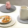 thumbnail image 2 of Cribun Potholders Set Trivets Set 3pcs 18 cm Diam 100% Eco Pure Cotton Thread Weave Trivets for Hot Pots and Pans | Kitchen Trivets for Hot Dishes Pot Holders, 2 of 8