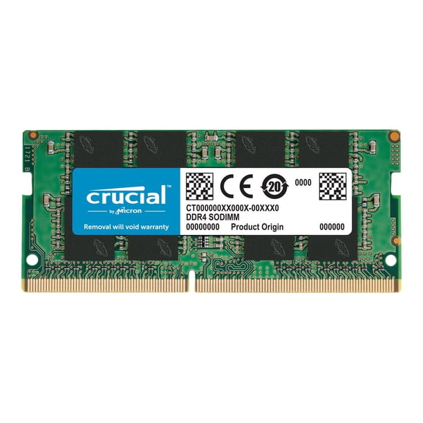 Crucial RAM 16GB DDR4 3200MHz CL22 (or 2933MHz or 2666MHz) Laptop