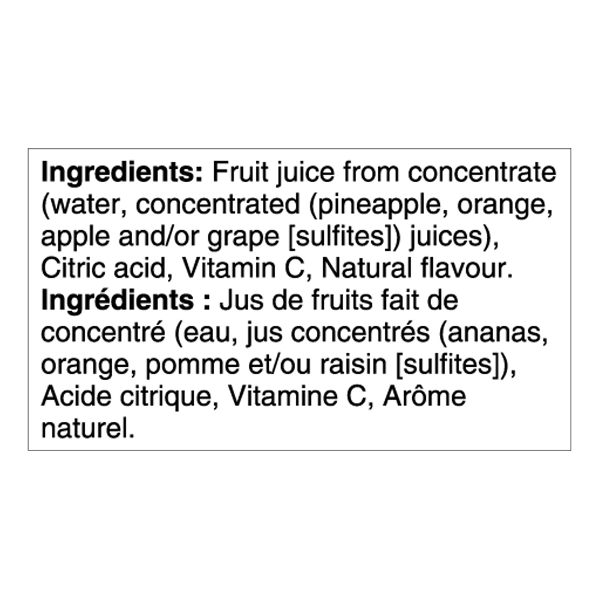 Mélange de Jus Ananas-Orange