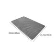 thumbnail image 4 of Iumwxz Bathroom Mat Golden Turtle Velvet Carpet Soft Comfortable Breathable Quickly Absorbent Non Slip Door Mat Floor Mat Bathroom Rug Gray Polyester, 4 of 9
