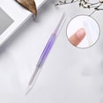 thumbnail image 4 of Dual Ended Glass Cuticle Pusher Reusable Precision Filing Etched Surface Washable Cuticle Trimmer Nail File for Nail Salons Home Women, 4 of 6
