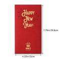 thumbnail image 2 of Sac de Cartes-Cadeaux Enveloppe Rouge 2021 avec Estampage à Chaud en Feuille Année Chinoise, 2 of 6