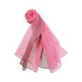 thumbnail image 2 of INSPIRE CHIC Women's Scarf Chiffon Silky Gradient Color Lightweight Long Wrap Shawl Khaki Rose Pink, 2 of 8