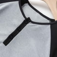 thumbnail image 5 of Kaemgyyd Men's Casual Henley Shirts Stylish Color Block Short Sleeve Summer Tops Lightweight Button Crew Neck Pullover Basic Tees, 5 of 5