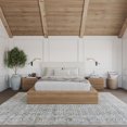 thumbnail image 4 of Jane 4-Piece Queen Size Bedroom Set with Bed, Upholstered Headboard and 2 Nightstands, 4 of 7
