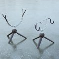 thumbnail image 3 of Fish Pole Holder Strong Load-bearing Adjustable Angle Support Rod Metal Vertical Folding Ice Fishing Rod Holder Angling Tools, 3 of 7