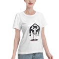 thumbnail image 2 of Women's Basic Short Sleeve T-Shirt One Piece Big Bear, 2 of 6
