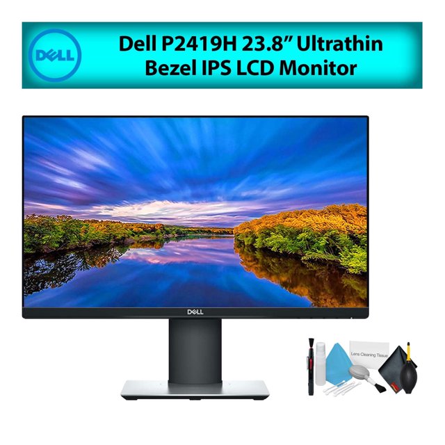 Dell 24" (P2419H) Ultramince IPS LCD Ordinateur Écran Budget Bundle