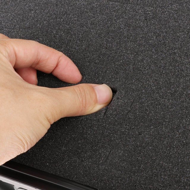 Waterproof Hard Case ABS Plastic Tool Storage Carry foam Portable Case Outdoor Box wFoam L
