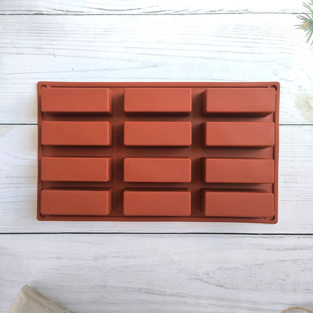 Kitchen Essentials 12-link Chocolate Small Rectangular Molds Cake Baking Molds