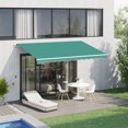 thumbnail image 2 of Outsunny 10’x8’ Manual Retractable Waterproof  Awning, 2 of 10
