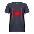 thumbnail image 3 of Pisexur T Shirts for Man , Hommes Imprimé Col Rond Mode Décontractée Manches Courtes Blouses Col Rond Chemises Bleu Foncé,5TG Chemises de Golf Hommes & Chemises Hommes, 3 of 6