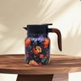 thumbnail image 1 of WIFKLSIIPG Vintage Floral Pattern Tea Tea Pot Vintage Floral Pattern Tea Built in Infuser Mini Hot Coffee Pot Stainless Steel Thermal Carafe with Lid for Hot Drinks, 1 of 3