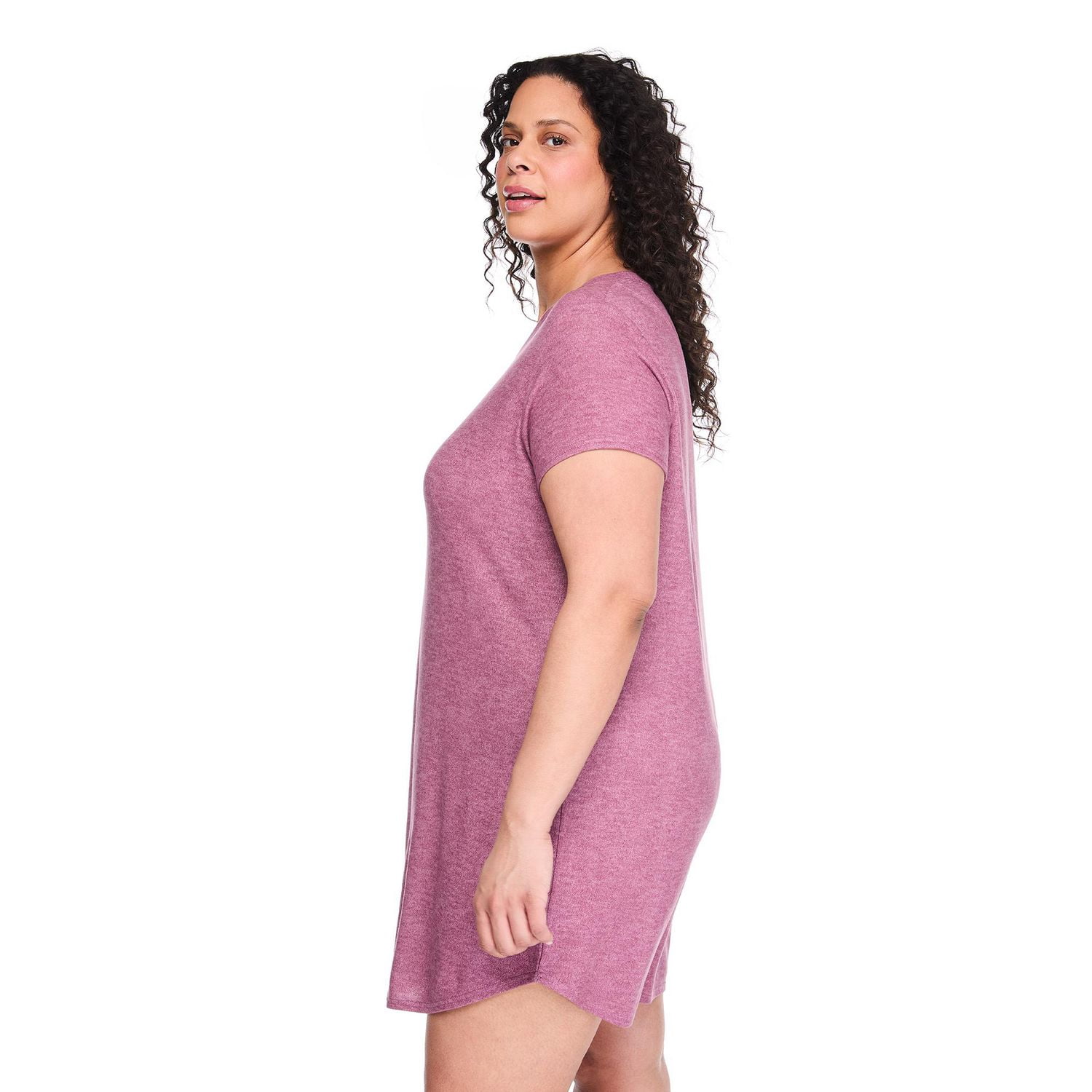 Chemise de nuit à manches courtes George Plus pour femmes