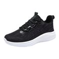 thumbnail image 1 of Wyzesi Espadrilles Blanches Filles Femmes Chaussures de Course à Lacets devant Chaussures de Sport Sportives Espadrilles Décontractées, 1 of 8