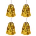 thumbnail image 1 of EeaseCA 4pcs Cheerleader Pom Poms Cheerleading Cheering Props for Sports Game Dance Party, 1 of 7