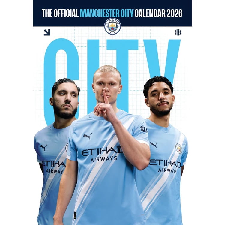 Manchester City - 2026 Wall Calendar