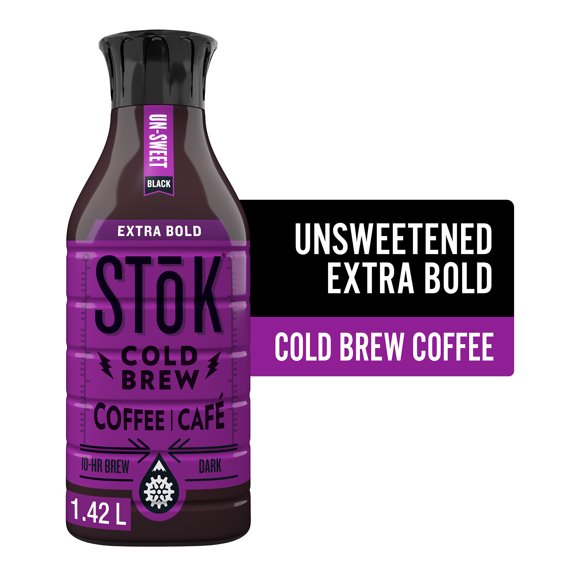 Stok Café Infusé à Froid, Noir, Extra Corsé