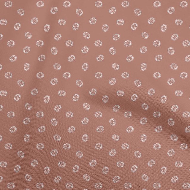 oneOone Tissu Viscose Chiffon Rose Brun Foncé Matériel de Robe Minimaliste Tissu Imprimé au Mètre 42 Pouces de Large