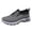 Grey, variant on AUDeals Men's Slip On Loafers, Leather Orthopedic Shoes with Arch Support for Work, Office and Daily Walking (Black, 7.5)