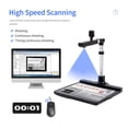 thumbnail image 3 of Document Camera Scanner, A3 Capture Size Dual Camera USB2.0 With LED Light OCR Function Convert To PDF Format ,Easy to Use, 3 of 7
