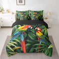 thumbnail image 2 of YST 3D Parrot Bedding Comforter Set Tropical Palm Tree Theme 7pcs, Full, 2 of 4