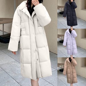 EGNMCR Manteau à manches longues pour femmes, Manteaux matelassées pour l'hiver, Veste à capuche pour dames, Minteaux à manches courtes pour femmes