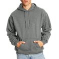 thumbnail image 4 of Hanes Chandail à Capuchon en Molleton pour Adulte en Coton Ultime, m, Charbon Chiné, 4 of 4