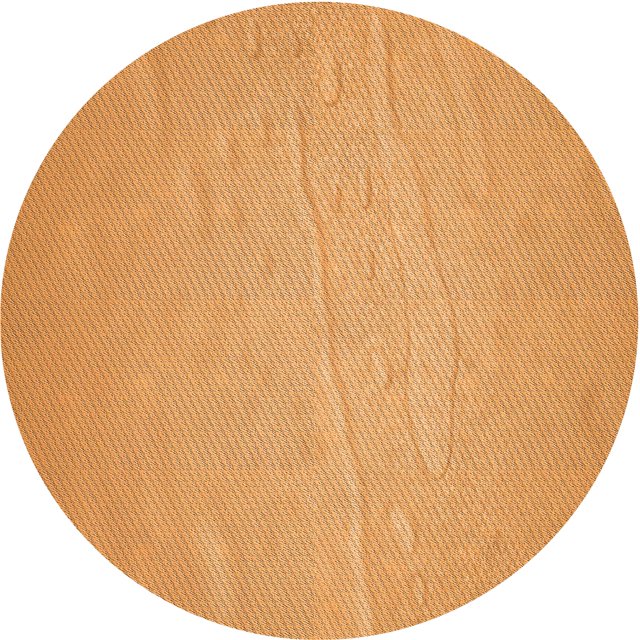 Ahgly Company Tapis d'Intérieur Ronds Transitionnels Lavables à la Machine, Orange Néon, 5 Pieds Rond