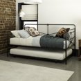 thumbnail image 1 of Leopold Metal Daybed, Black, Twin/Twin Size, 1 of 7