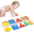 thumbnail image 2 of Dalazy Geometric Shape Puzzles With Knobs Toys Designed For Young Minds Encourage 1Set, 2 of 6