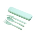 thumbnail image 1 of Kitchen Tableware Reusable Spoon Cutlery Fork Children'S Adult Portable Lunch Box Cutlery Set For Travel Picnic Camping Or Daily Use At School, Kitchen Tableware, 1 of 9