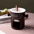 thumbnail image 2 of Huanglei Chocolate Fondue Cup Includes Fondue Cup And Fork Chocolate Melting Cup Mini Chocolate Fondue Set (without Tea Light) Fondue Cup With Fork Perfect For Date Night Birthday Weddi, 2 of 5