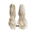 thumbnail image 3 of Extension de Queue de Cheval Longue et Bouclée de 55 cm pour Femmes et Filles, Pièce de Cheveux Synthétiques avec Clip, 3 of 7
