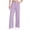 03 Violet Clair, variante sur Pantalon d'Uniforme pour Filles, Vêtements d'École pour Enfants, Taille Élastique, Tissu Doux, Pantalons Habillés pour Tout-Petits à Jeunes Garçons et Filles, Bleu Marine, 5-6 Ans