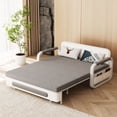 thumbnail image 4 of NessCarsti Mobilier Moderne pour Salon Canapé-Lit 3-en-1, Coton-Lin Gris avec Outils d'Assemblage, 4 of 8