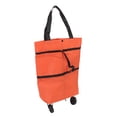 thumbnail image 4 of Foldable Bag Large Capacity Shopping Pull Cart Zipper Design Oxford Cloth, Shopping Cart For Shopping Camping, 4 of 8